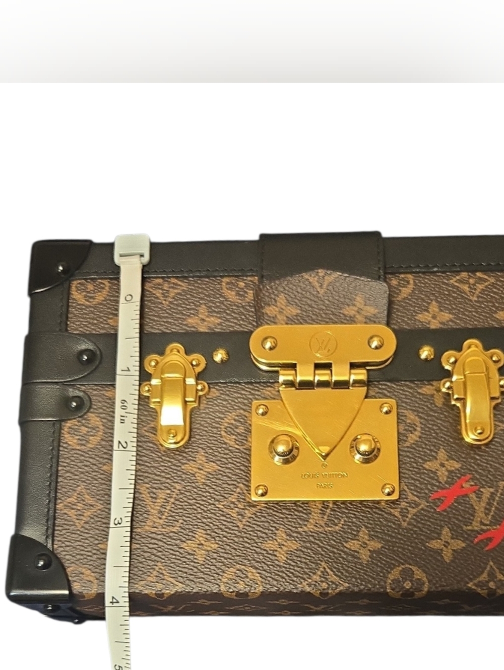 Louis Vuitton Monogram Petite Malle Trunk Style.0 - Picture 15 of 17